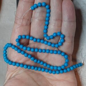 4mm ""Turquoise" Magnesite Stone 15-inch Strand #1